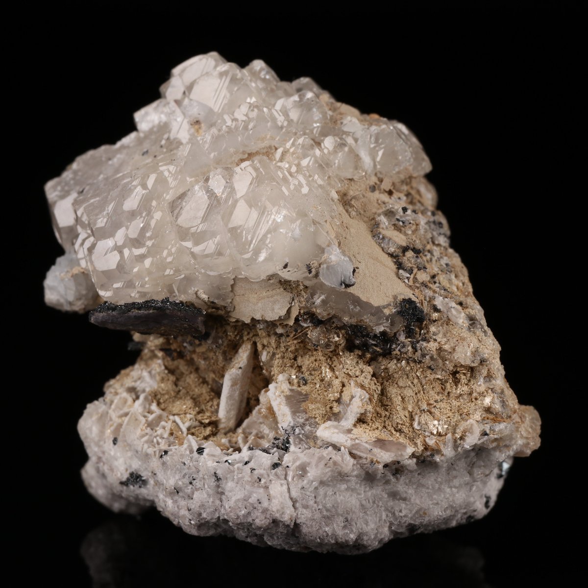 Calcite, Baryte, Bementite