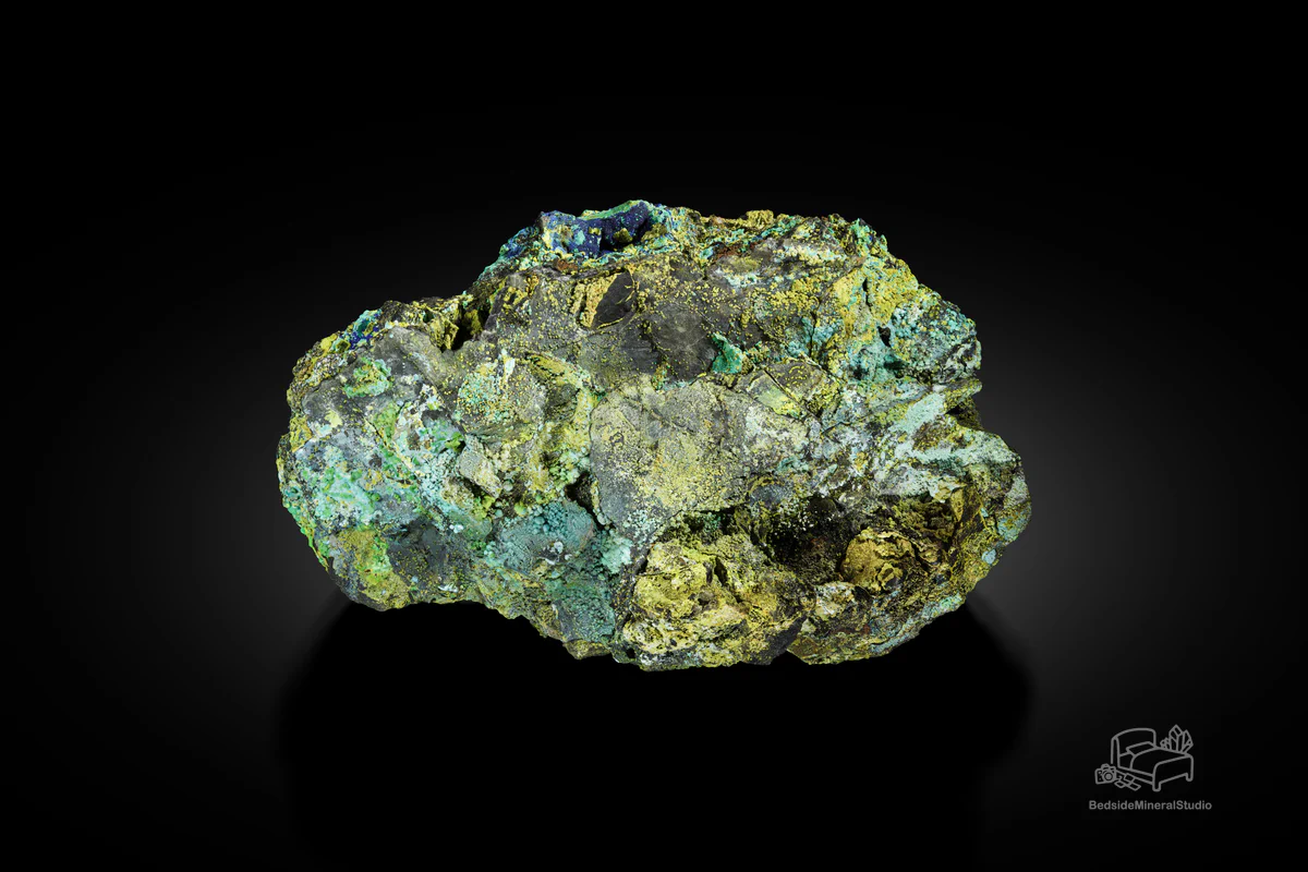 Azurite, Malachite, Volborthite, Chrysocolla