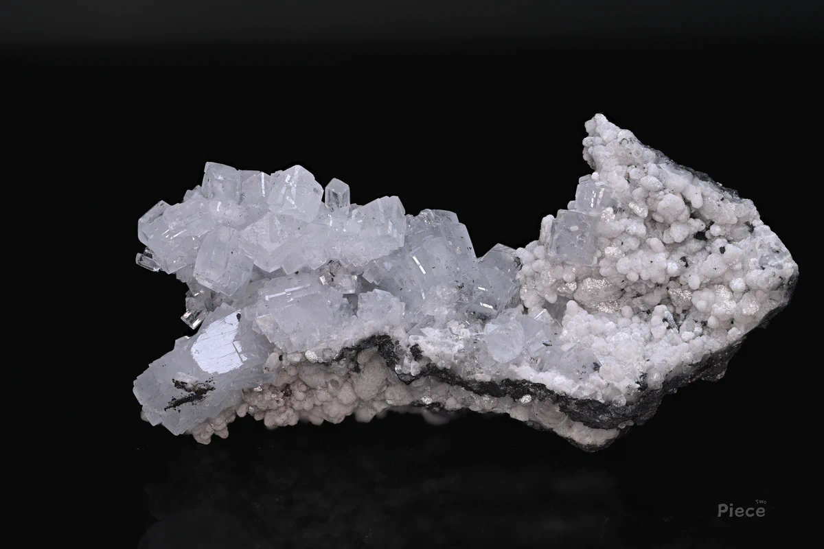 Celestine, Calcite