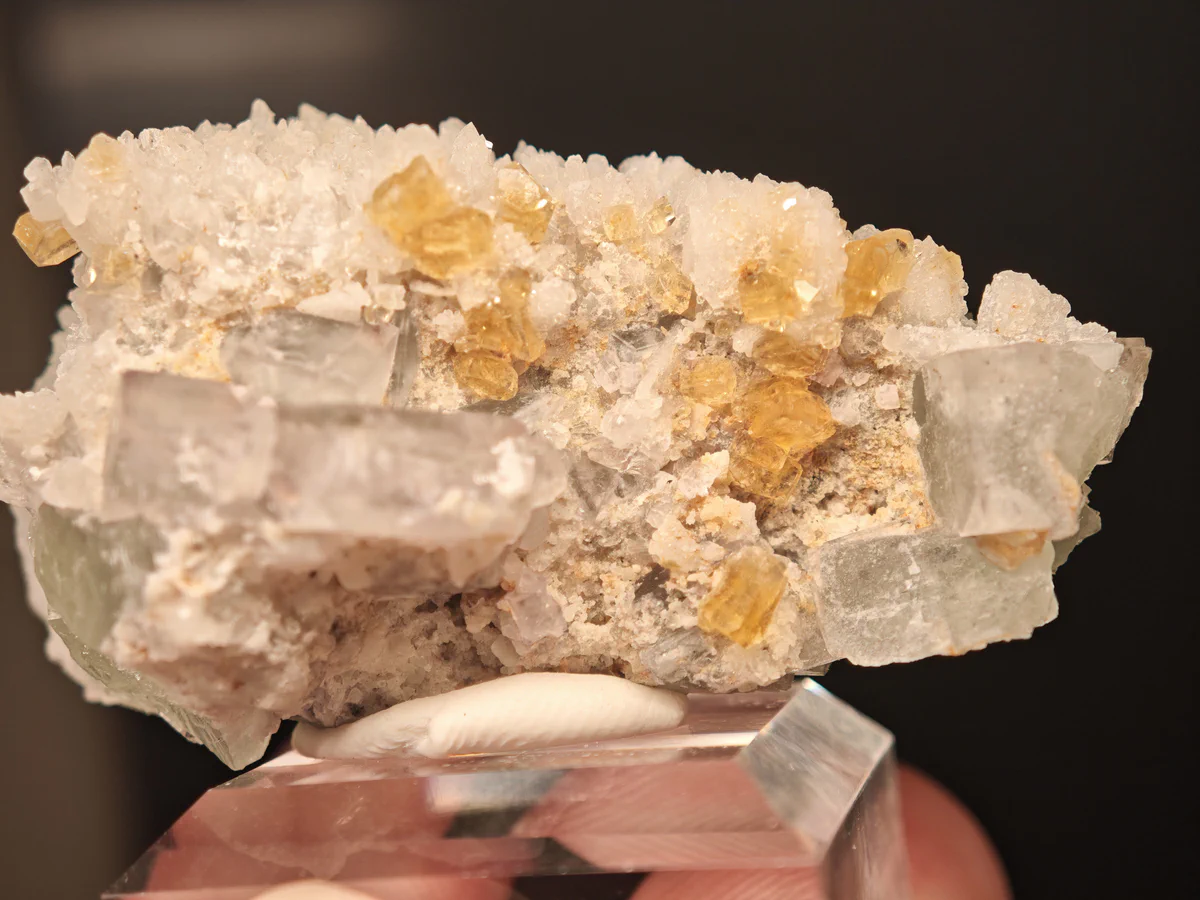 Baryte, Fluorite, Quartz