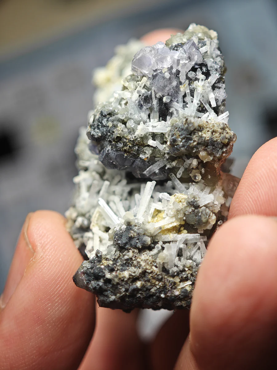 Beryl, Fluorite, Arsenopyrite