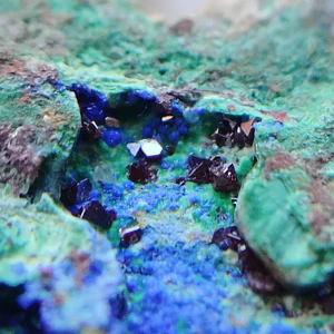 Cuprite, Azurite, Malachite
