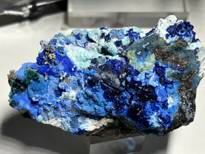 Azurite, Shattuckite, Cyanotrichite