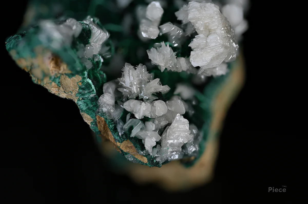 Cerussite, Malachite