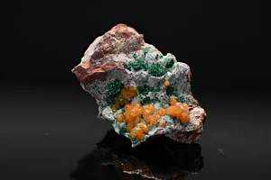 Smithsonite, Malachite, Cuprite