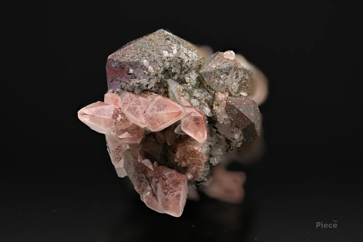 Amethyst, Calcite