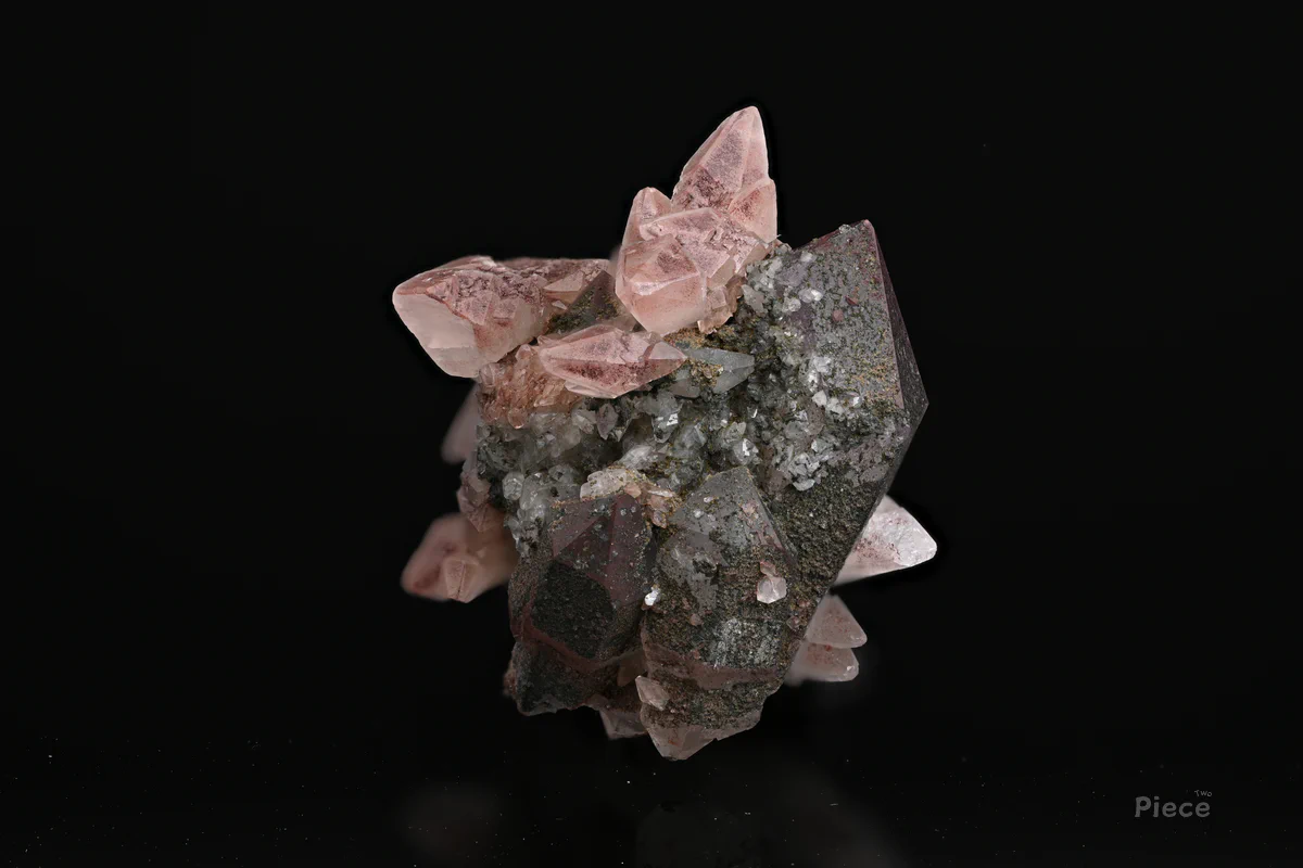 Amethyst, Calcite