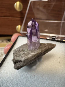 Amethyst, Calcite
