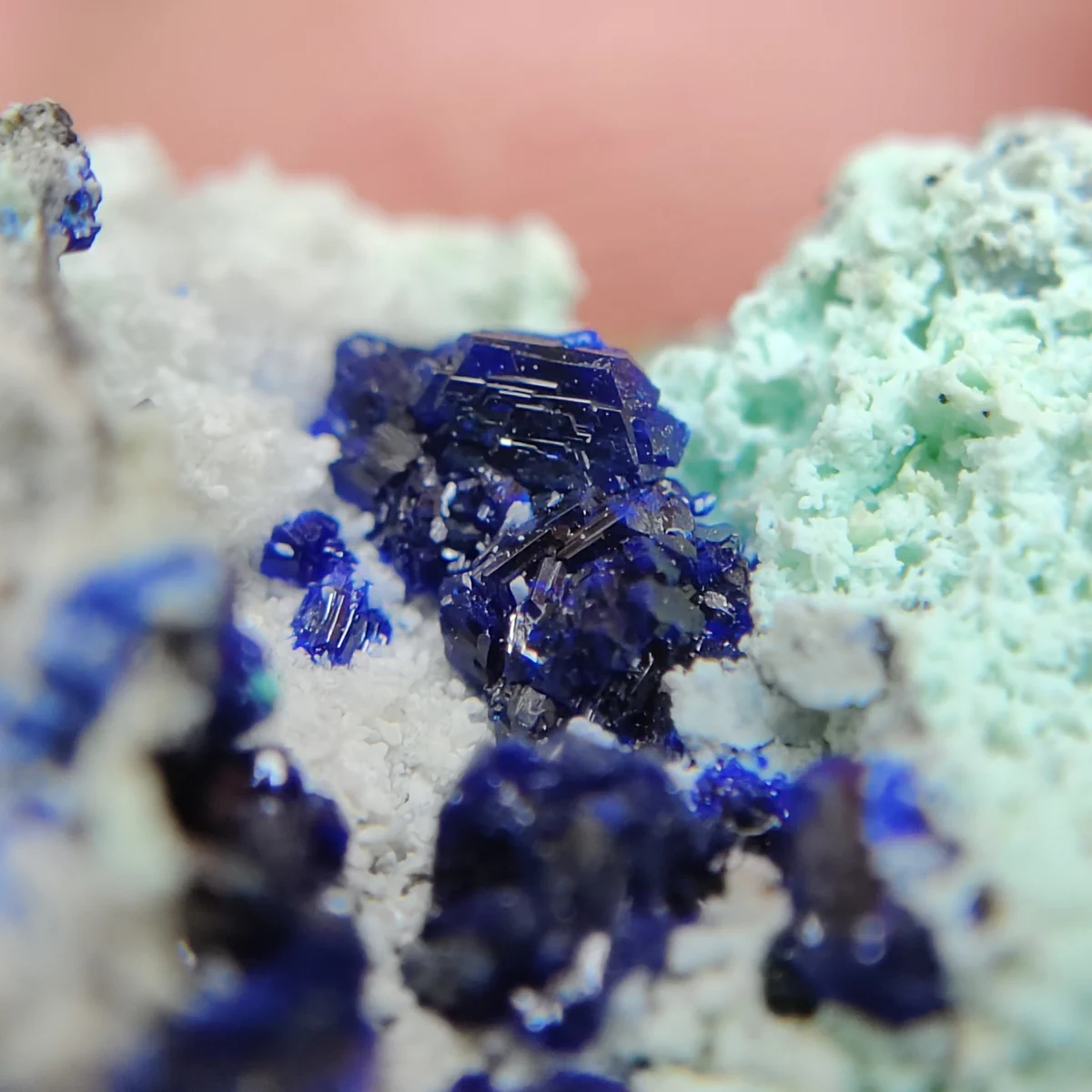 Azurite, Aragonite