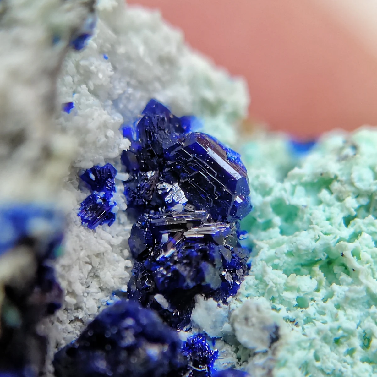 Azurite, Aragonite
