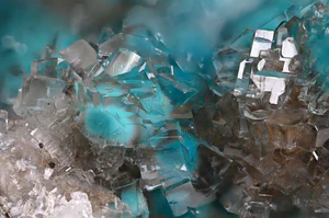 Rosasite, Calcite