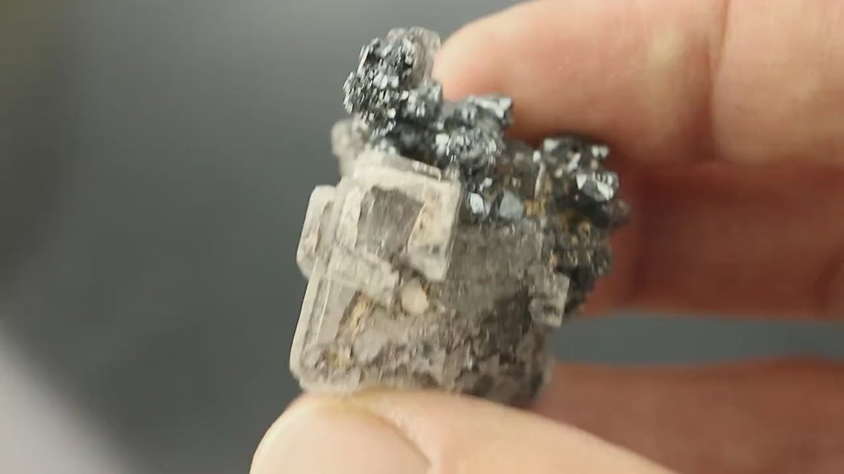 Calcite, Hematite