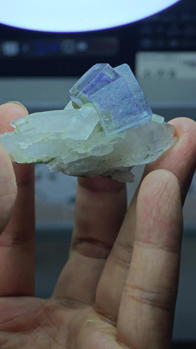 Fluorite, Quartz